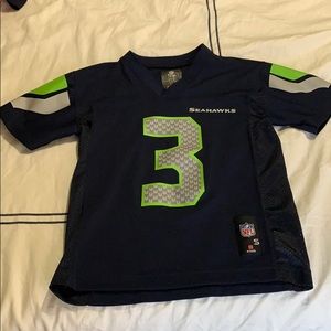 Russell Wilson Seahawks jersey size Y small
